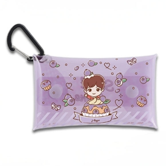 Bts Handbags - BTS Tiny Tan J-Hope Mini multi case Card Holder Pouch Keychain